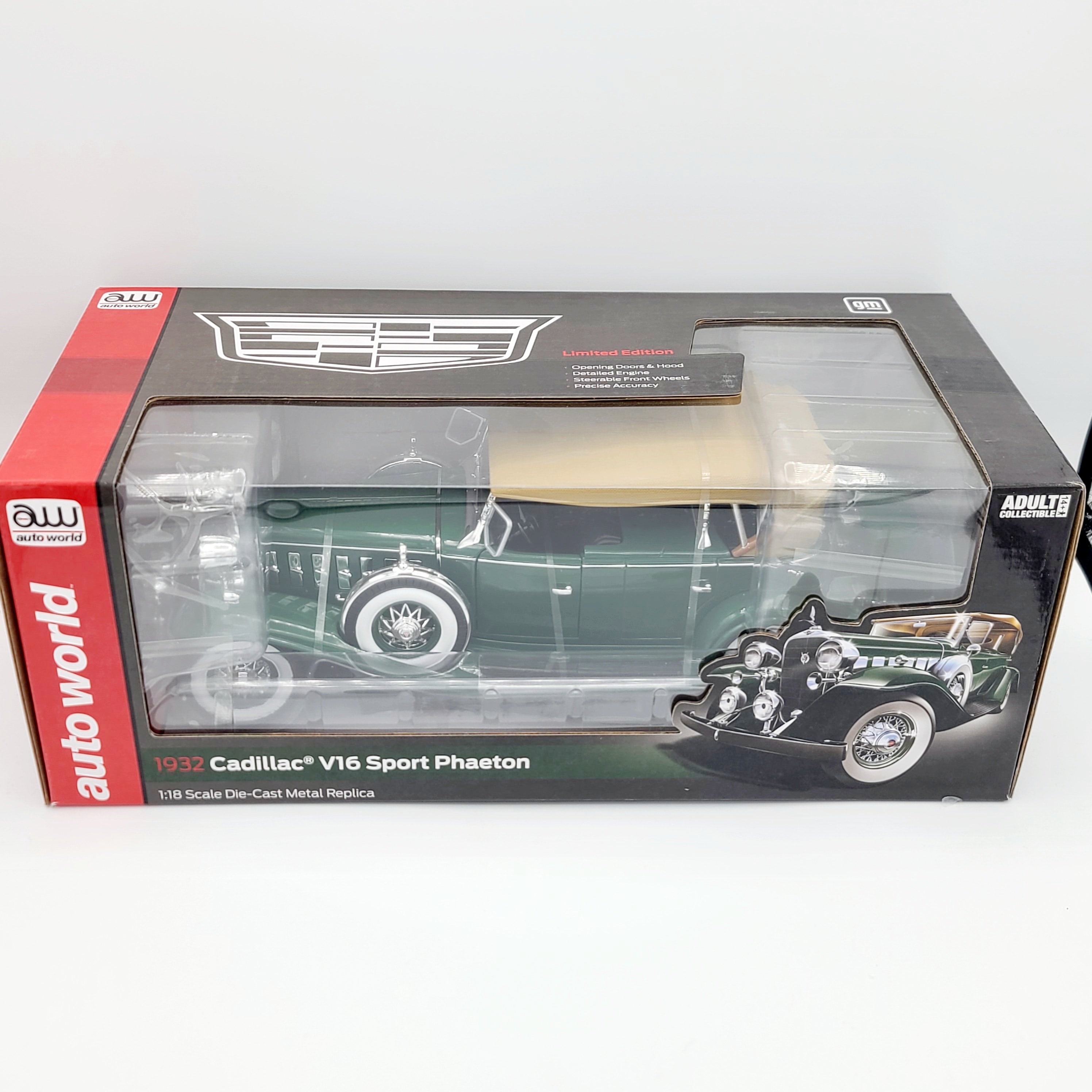 Auto World '32 Cadillac V16 Sport Phaeton - 1:18 Scale Replica(2022)